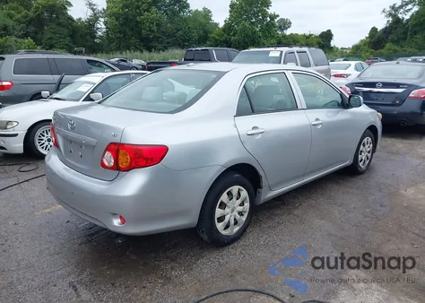 2009 Toyota Corolla Le из США, поврежденный, VIN JTDBL40E59J011277